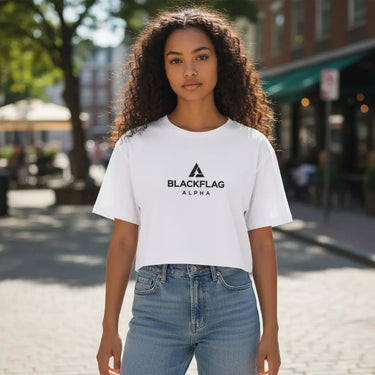 BLACKFLAG Alpha - Women's Cropped Tee (AU)