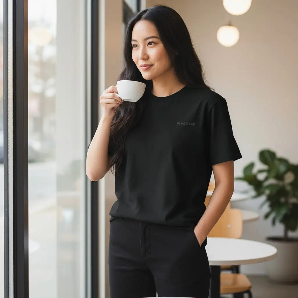 BLACKFLAG Original - Unisex Minimalist Tee - Moon